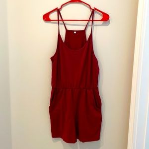 Maroon romper size S